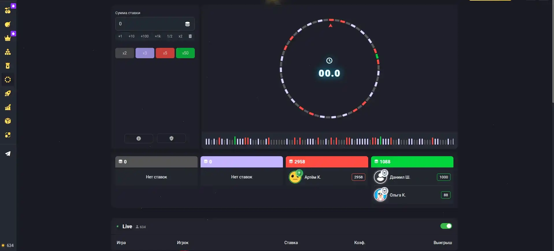 Бонусы и акции в казино Слот78 на экране